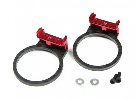 Tarot Motorschutz-Set für TL250 Carbon Fiber (rot)
