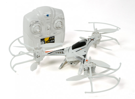 CX-33 Tricopter w / HD-Kamera, 2,4-GHz-Modus 1 / Modus 2 Schaltbare Tx (RTF)