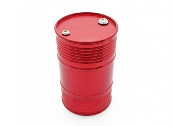 Rot eloxiert CNC Metall Anodised Kraftstoff-Trommel für 1/10 Crawler / LKW / Pickup