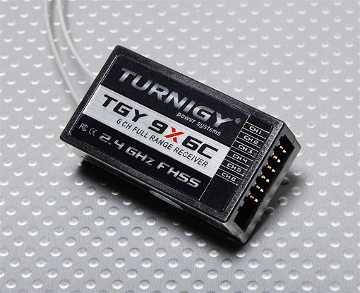 TGY 9X 6-Kanal 2,4 GHz-Empfänger (FHSS)