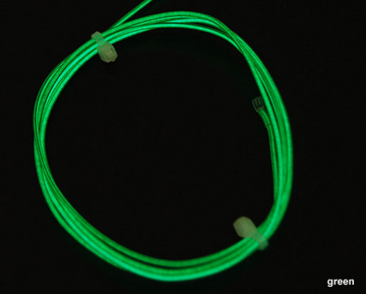 hexTronik Lumifly Glow Wire GREEN 1.2mtr