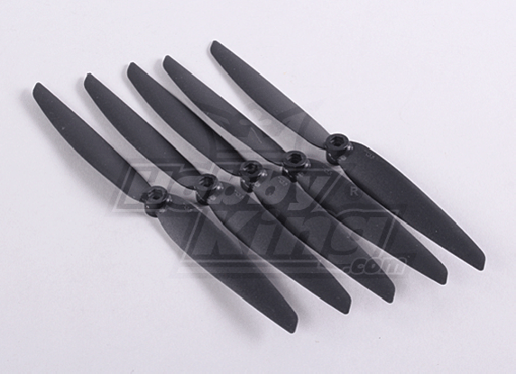 GWS-Art Propeller 7x3.5 Schwarz (CCW) (5 Stück)