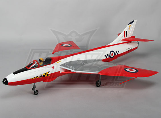 Hawker Hunter 70mm EDF Jet 6s w / Retracts & Flaps WSR (PNF)