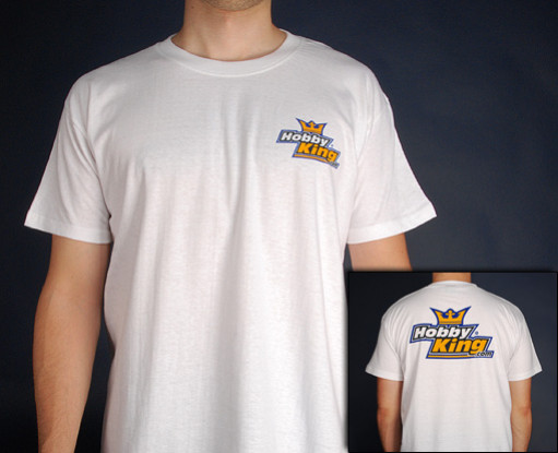 Hobby-König T-Shirt WEISS (Large)