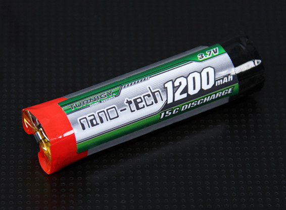 Turnigy Nano-Tech-1200mAh 1S 15C Knopfzellen