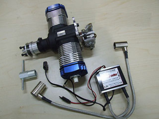 RotorMotor 50V2 Benzin / Gas-Motor w / Elec Ignition