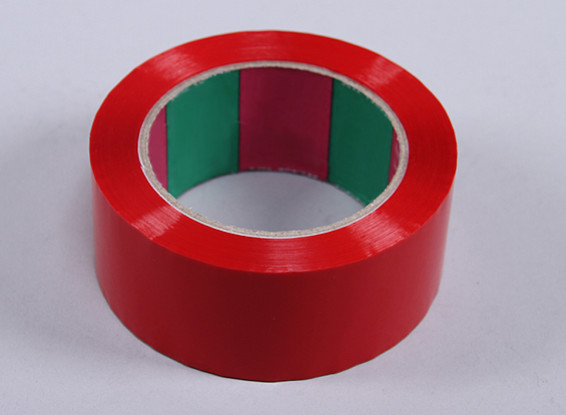 Flügelband 45mic x 45 mm x 100 m (Wide - Red)