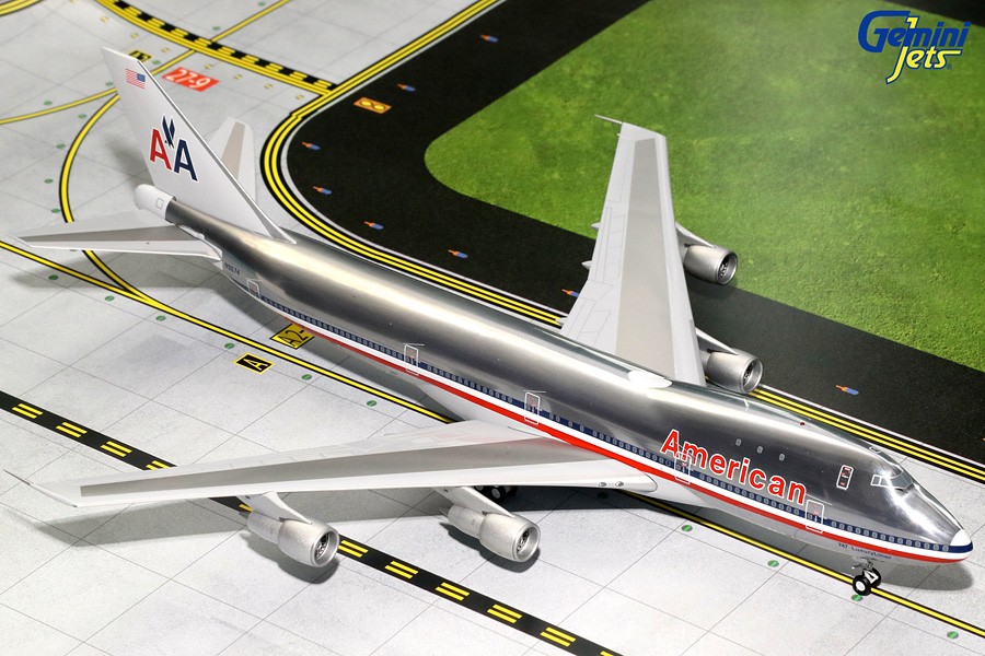 Gemini Jets American Airlines Boeing 747-100 N9674 1:200 Diecast Model  G2AAL623