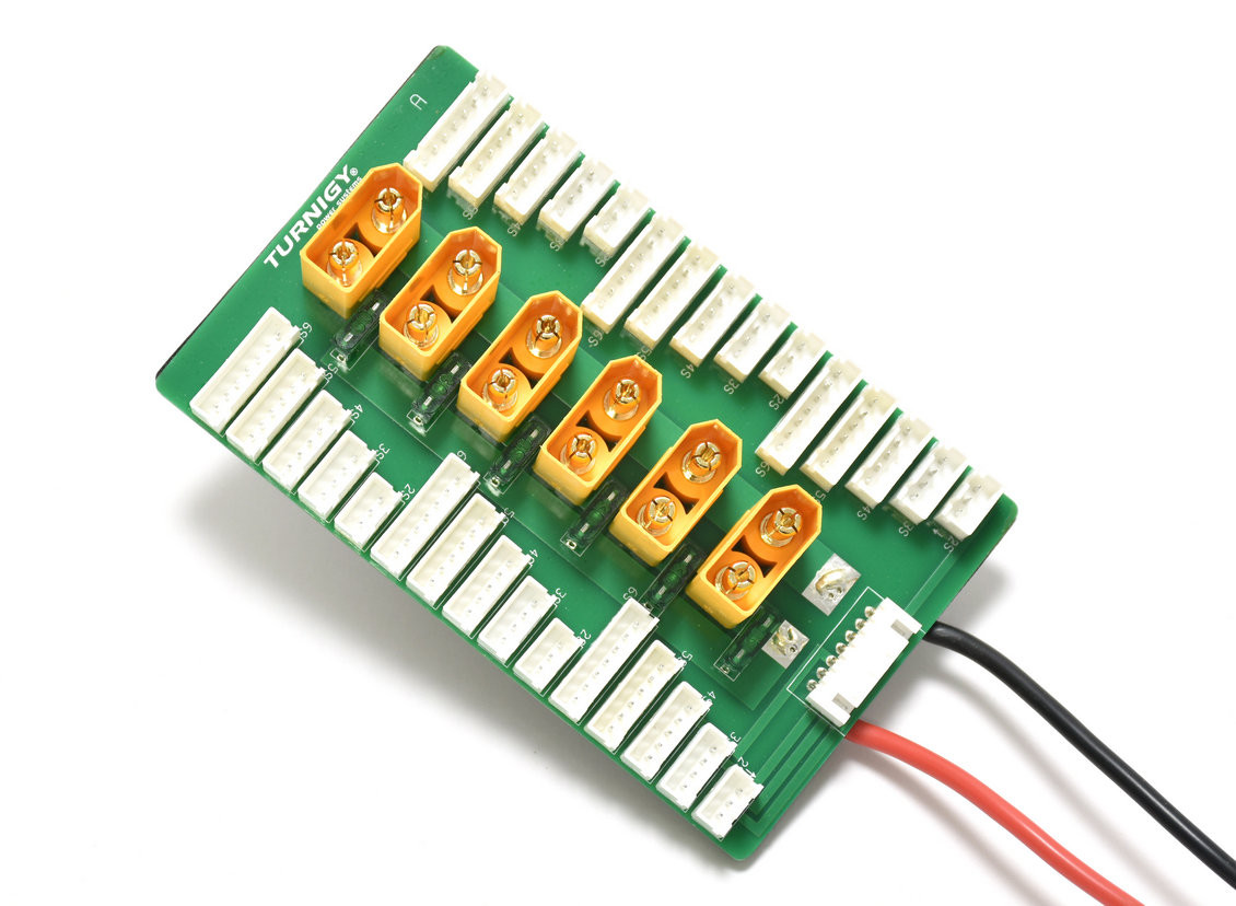 Turnigy XT90 Parallel Charging Board w/Fuse for x 2~6S Battery
