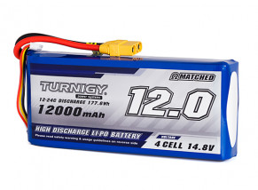 Turnigy Hohe Kapazität 12000mAh 4S 12C LiPo Pack mit XT90