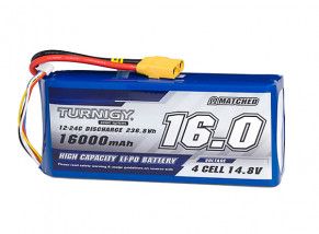 Turnigy High Capacity 16000mAh 4S 12C Multi-Rotor Lipo Pack w/XT90