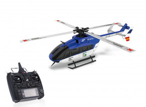 XK (RTF) K124 Mini EC145 Scale 6ch Helicopter w/Brushless Motor & 3/6-Axis Gyro System