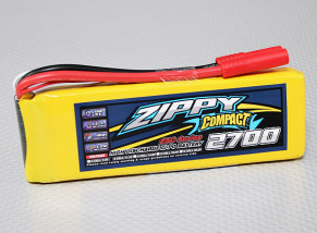 ZIPPY Compact 2700mAh 3S 25C Lipo-Pack