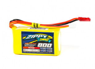 ZIPPY Compact 800mAh 3S1P 20C Lipo Pack (E-flight Compatible EFLB0995)