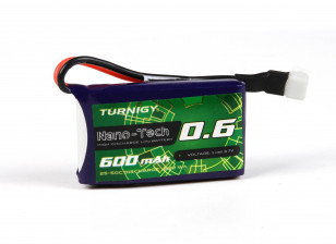 Turnigy Nano-Tech 600mAh 1S 25C Lipo Pack w/Walkera Plug