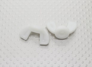 Nylon Flügelmuttern M6 - 2St