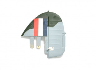 H-King Hawker Hurricane Mk IIB 750mm Replacement Vertical Stabilizer w/Decals