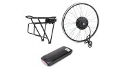 E-Bike Conversion Kit for 26" Bikes (PAS Front Wheel Drive) (36V/11A)  (US Plug)