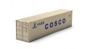 HO Scale 40ft Shipping Container (COSCO) rear view