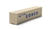 HO Scale 40ft Shipping Container (COSCO)front view
