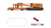 Roco/Fleischmann HO Digital Starter Set with Diesel Locomotive D307 and Track Maintenance Train RENFE (Epoch V-VI) 1