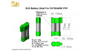 RJXHOBBY Battery Shell for FatShark FPV (Green)