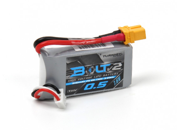 Turnigy Bolt V2 500mAh 2S 65~130C High Voltage Lipo Pack 2