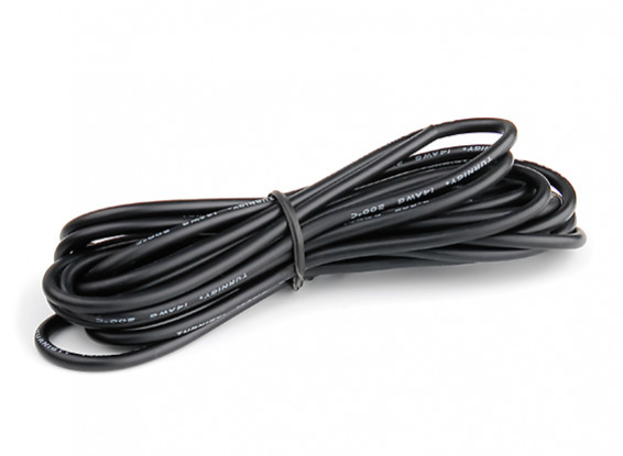Turnigy High Quality 14AWG Silicone Wire 3m (Black)