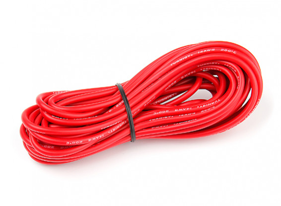 Turnigy High Quality 14AWG Silicone Wire 6m (Red)