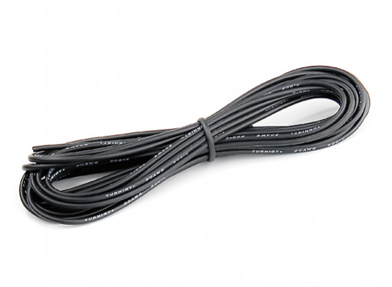 Turnigy High Quality 20AWG Silicone Wire 4m (Black)