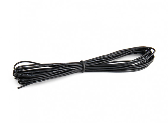 Turnigy High Quality 26AWG Silicone Wire 5m (Black)