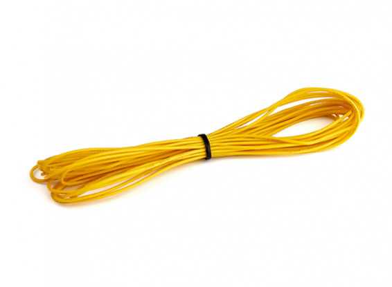 Turnigy High Quality 26AWG Silicone Wire 5m (Yellow)