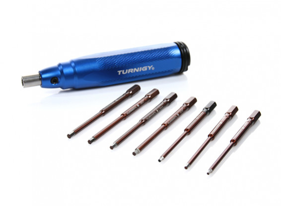 Turnigy V2 Combo Quick Drive 7in1 Tool – Metric and Imperial Hex Heads (7 Pcs) - All