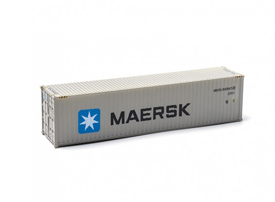 HO Scale 40ft Shipping Container (MAERSK)) side view