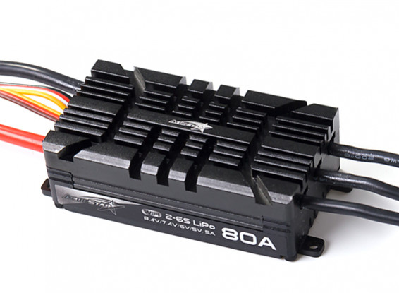 AeroStar WiFi 80A Brushless ESC with 5A BEC (2~6S)