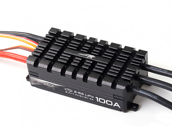 AeroStar WiFi 100A Brushless ESC with 5A BEC (2~6S)