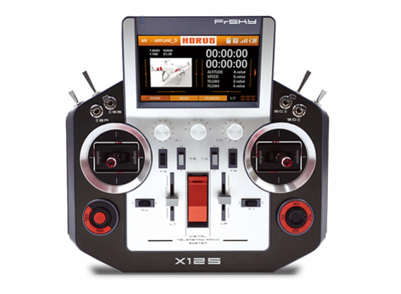 FrSky Horus X12S Accst 2.4GHz Digital Telemetry Radio System (Mode 1) (Silver) (US Charger)