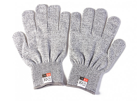 High Performance HPPE Anti-Cut Resistance Gloves Grey-X Large