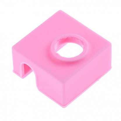 MK9 Silicone Sock For Replicator Anet For Prusa I3 Heater Block 3D Printer Part (Pink)