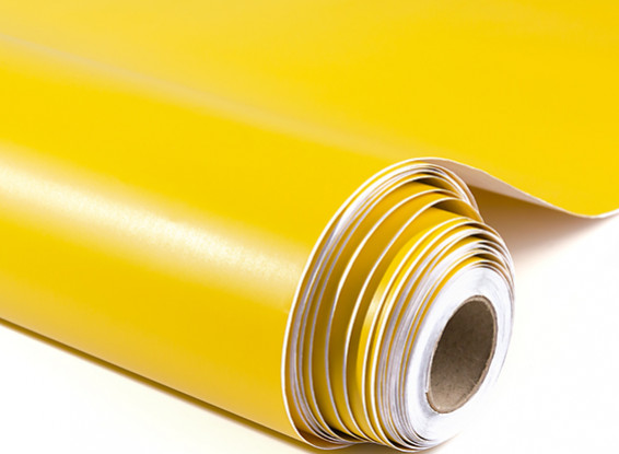 Hobbyking™ Yellow Self Adhesive PVC Covering/Trim 45cm x 10m Roll 1