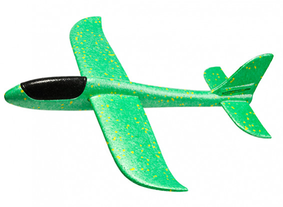 EPP Foam Ready to Fly 480mm Free Flight Chuck Glider (Green