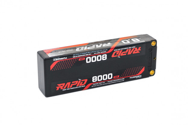 Turnigy Rapid 8000mAh 2S2P 140C Hardcase Lipo Battery Pack (ROAR Approved) Bundle Deal