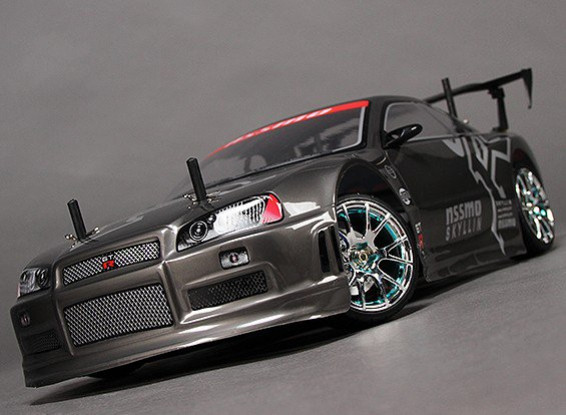 SCRATCH/DENT 1/10 HobbyKing® ™Mission-D 4WD GTR Drift Car (ROLLER KIT)