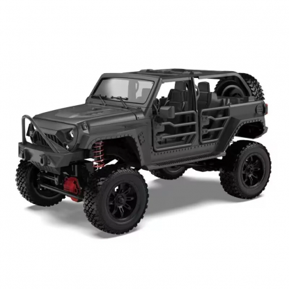 MNRC (RTR) MN128 1/12th Scale 2.4GHz 4WD Hollywood Jeep Wrangler Off-Road Crawler w/LED Lights & Drag Brake (Samurai Black)