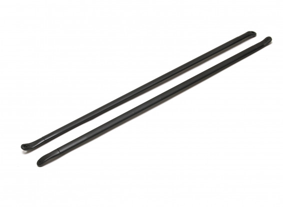 Durafly Tundra V3 "Inspire" Replacement Black Wing Struts 2pcs (Red/Silver)