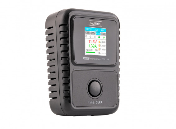 ToolkitRC (AU Plug) M450 2~4S 5A 50W Compact Lithium AC Balance Charger