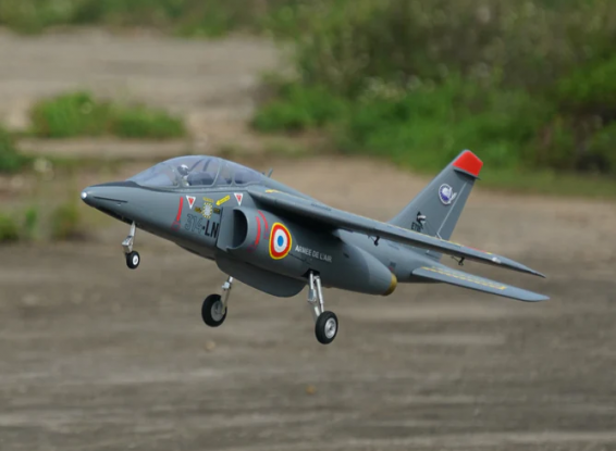 XFLY (PNF) Alpha Jet (Grey) w/80mm 12 Blade EDF Fan & 6S Power System EPO 970mm