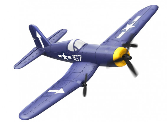 VolantexRC F4U (RTF) 3CH EPP 399mm Warbird w/6-axis gyro stabilization system for Beginner (15.7") 76208