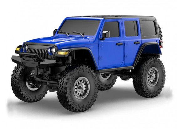 RACENT RCS24 1/ 24 Scale Monster Truck 4WD Brushed  RTR EXA78701RBB2, Blue