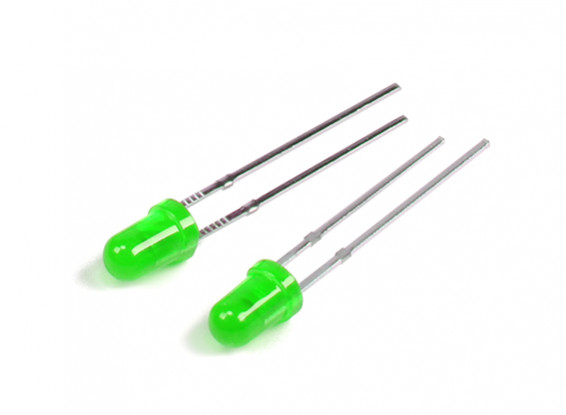 Verde 3 mm LED